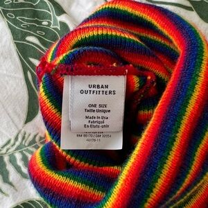 Urban Outfitters Rainbow Beanie